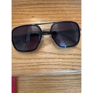 Carrera 256/S Square Navigator Sunglasses Black/Silver 58 18 140‎ Excellent